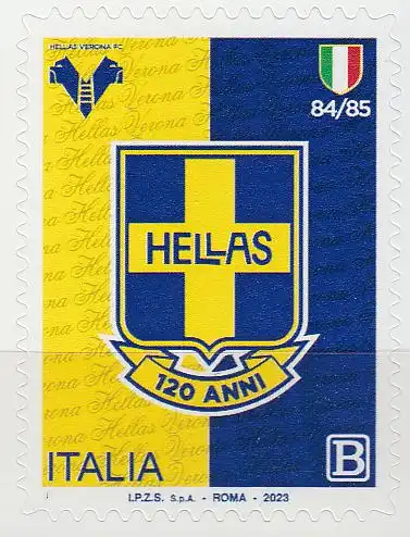 Italien MiNr. (noch nicht im Michel) Fussballverein Hellas Verona, 120 Jahre, 