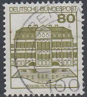 D,Bund Mi.Nr. 1140AII Burgen u.Schl.gez.Ldr., Schloss Wilhelmsthal (80)