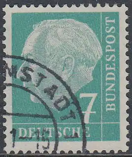 D,Bund Mi.Nr. 181y Heuss fluor.Papier (7)