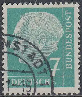 D,Bund Mi.Nr. 181y Heuss fluor.Papier (7)