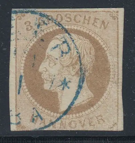 Hannover, Mi.Nr. 19 König Georg V (3 Gr.),