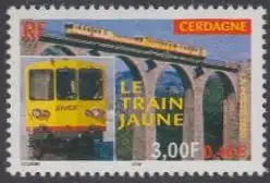 Frankreich Mi.Nr. 3479 Gelber Zug der Cerdagne, Eisenbahnviadukt (3,00/0,46)