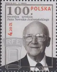 Polen Mi.Nr. 4715 100.Geb. Jan Nowak-Jezioranski (4,20)