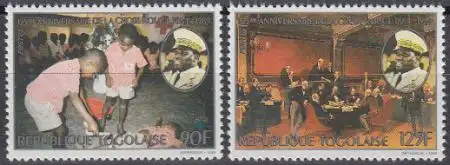 Togo Mi.Nr. 2128-29 125J. Internationales Rotes Kreuz (2 Werte)