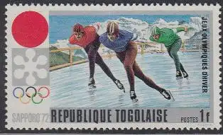 Togo Mi.Nr. 888A Olympia 1972 Sapporo, Eisschnelllauf (1)