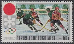 Togo Mi.Nr. 892A Olympia 1972 Sapporo, Eishockey (50)
