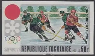 Togo Mi.Nr. 892B Olympia 1972 Sapporo, Eishockey (50)