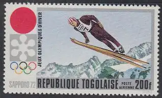 Togo Mi.Nr. 893A Olympia 1972 Sapporo, Skispringen (200)