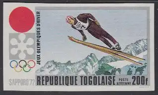 Togo Mi.Nr. 893B Olympia 1972 Sapporo, Skispringen (200)