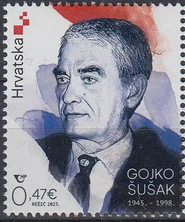 Kroatien Mi.Nr. (noch nicht im Michel) Gojko Susak (0,47)