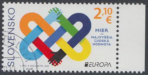 Slowakei MiNr. 990, Europa 2023 / Frieden (2,10)