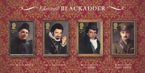 Großbritannien MiNr. Block (noch nicht im Michel) Edmund Blackadder, skl.