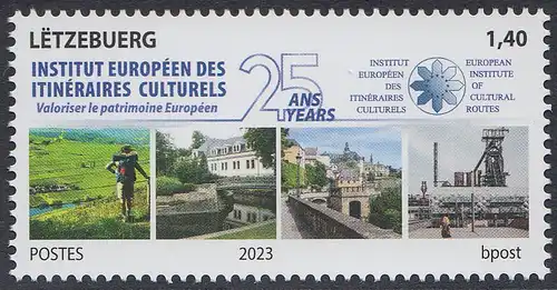 Luxemburg MiNr. (noch nicht im Michel) 25 Jahre Europäisches Institut für 