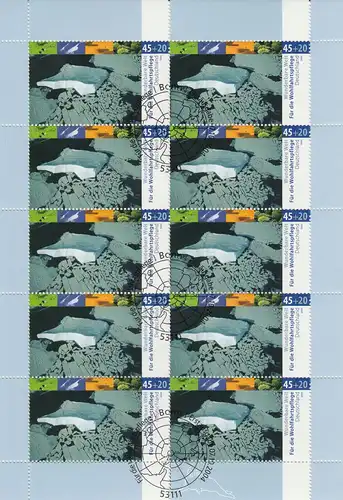 D,Bund Mi.Nr. Klbg. 2423 Wohlfahrt Wund.Welt - Polare Zone, Eisberg (m.10x2423)