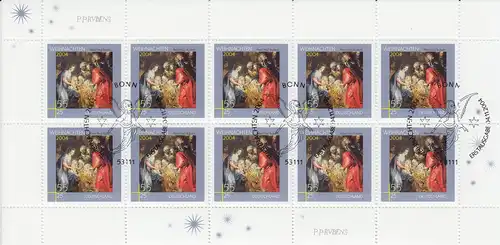 D,Bund Mi.Nr. Klbg. 2430 Weihnachten 04, Anbetung der Könige (m.10x2430)