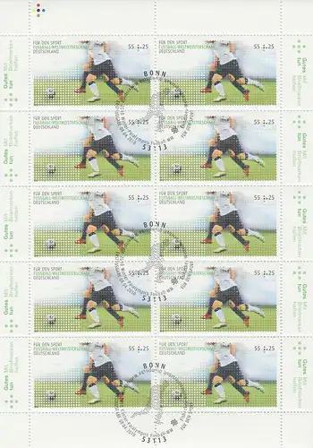D,Bund Mi.Nr. Klbg. 2788 Fußball-WM 2010 (mit 10x 2788)