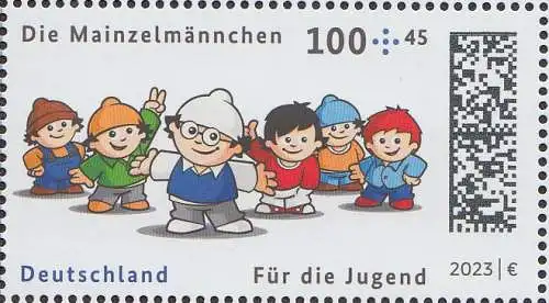 D,Bund Mi.Nr. 3778 Für die Jugend 2023, Mainzelmännchen (100+45)