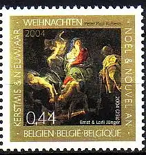 Belgien Mi.Nr. 3381 Weihnachten, Peter Paul Rubens, Flucht nach Ägypten (0,44)