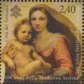 Vatikan Mi.Nr. 1736 500 J. Sixtinische Madonna (2,40)