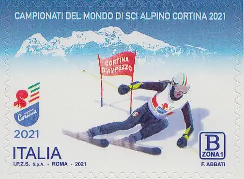 Italien MiNr. 4281 Alpine Skiweltmeisterschaften (B ZONA1)