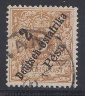 Deutsche Kolonien, Deutsch-Ostafrika MiNr 6b, "Krone/Adler", geprüft