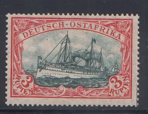 Deutsche Kolonien, Deutsch-Ostafrika MiNr 39IAb Kaiseryacht "Hohenzollern", gepr