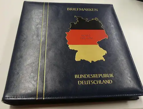 Vordruckalbum Bundesrepublilk Deutschland 2001-2006 mit einigen gestempelten