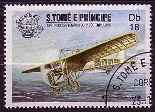 Sao Tomé und Principe Mi.Nr. 832 200 J.Luftfahrt, Flugzeug Bleriot 1909 (18)
