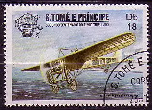 Sao Tomé und Principe Mi.Nr. 832 200 J.Luftfahrt, Flugzeug Bleriot 1909 (18)