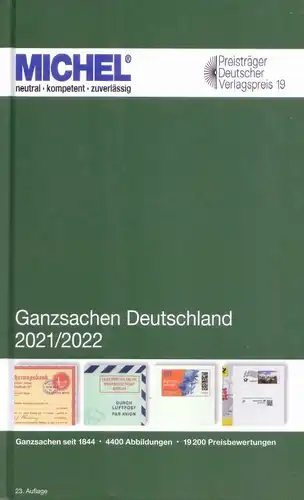 Michel Ganzsachen - Katalog Deutschland 2021/2022, 23. Auflage