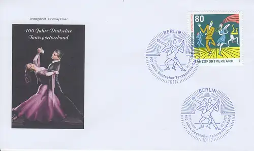 D,Bund Mi.Nr. 3639, 100 Jahre Deutscher Tanzsportverband (80)