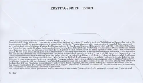 D,Bund Mi.Nr. 3598, 200. Geburtstag Sebastian Kneipp (155)