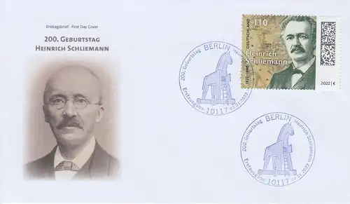 D,Bund Mi.Nr. 3659, 220. Geburtstag Heinrich Schliemann (110)