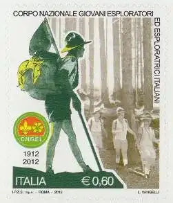 Italien Mi.Nr. 3560 Nat.Corps ital.Pfadfinder u.Pfadfinderinnen, skl (0,60)