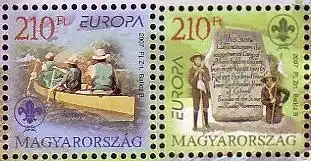 Ungarn Mi.Nr. 5186-87 Europa 07, Pfadfinder (2 Werte)