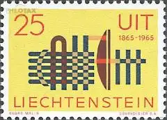 Liechtenstein Mi.Nr. 458 100 Jahre ITU, Element der Nachrichtenübermittlung (25)
