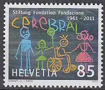 Schweiz Mi.Nr. 2191 50 J. Stiftung f. bewegungsbehinderte Kinder "Cerebral" (85)