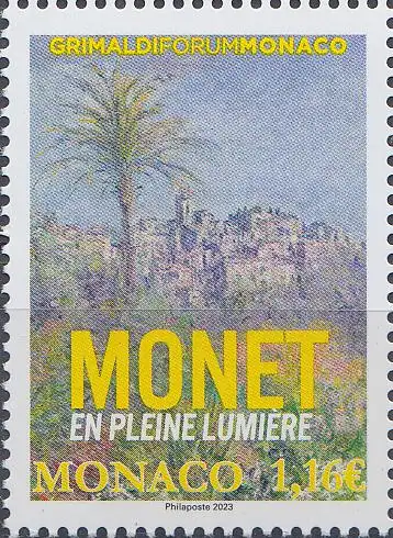 Monaco Mi.Nr. 3650 Monetm Ausstellung 'Monet in vollem Licht' (1,16)