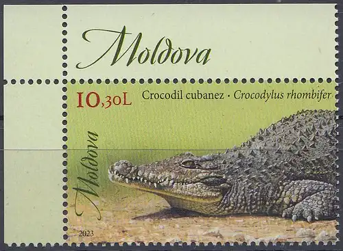 Moldawien Mi.Nr. 1247 Zoologischer Garten, Chisinau, Krokodil (10,30)