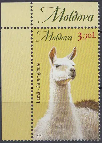 Moldawien Mi.Nr. 1245 Zoologischer Garten, Chisinau, Lama (3,30)