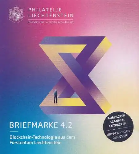 Liechtenstein MiNr. Block (noch nicht im Michel) Briefmarke 4.2 Blockchain-