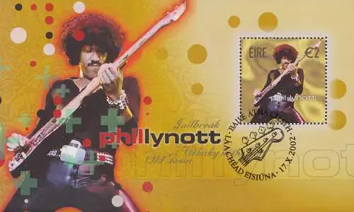 Irland Mi.Nr. Block 43 Rock Legenden: Phil Lynott