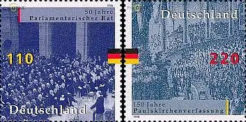 D,Bund Mi.Nr. 1986-1987 Parlamentarischer Rat (2 Werte)