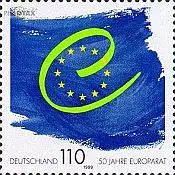 D,Bund Mi.Nr. 2049 50 J. Europarat (110)