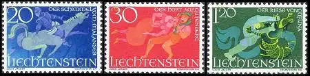 Liechtenstein Mi.Nr. 475-77 Sagen (I) (3 Werte)