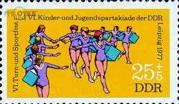 D,DDR Mi.Nr. 2244 Kinder- + Jugendspartakiade, Sportgymnastik (25+5)