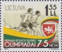 Litauen Mi.Nr. 1139 Sportspiele für Litauer aus aller Welt, Läufer Wappen (1,35)