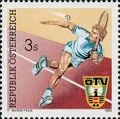 Österreich Mi.Nr. 1707 Sport, Tennisspieler (3)