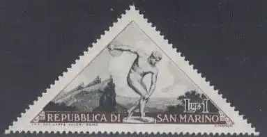 San Marino Mi.Nr. 493 Sport, Statue Diskuswerfen (1)