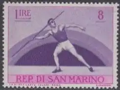 San Marino Mi.Nr. 518 Sport, Speerwerfen (8)